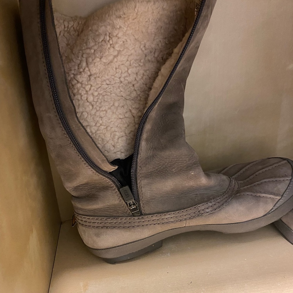 UGG Beige Sheepskin Boots
